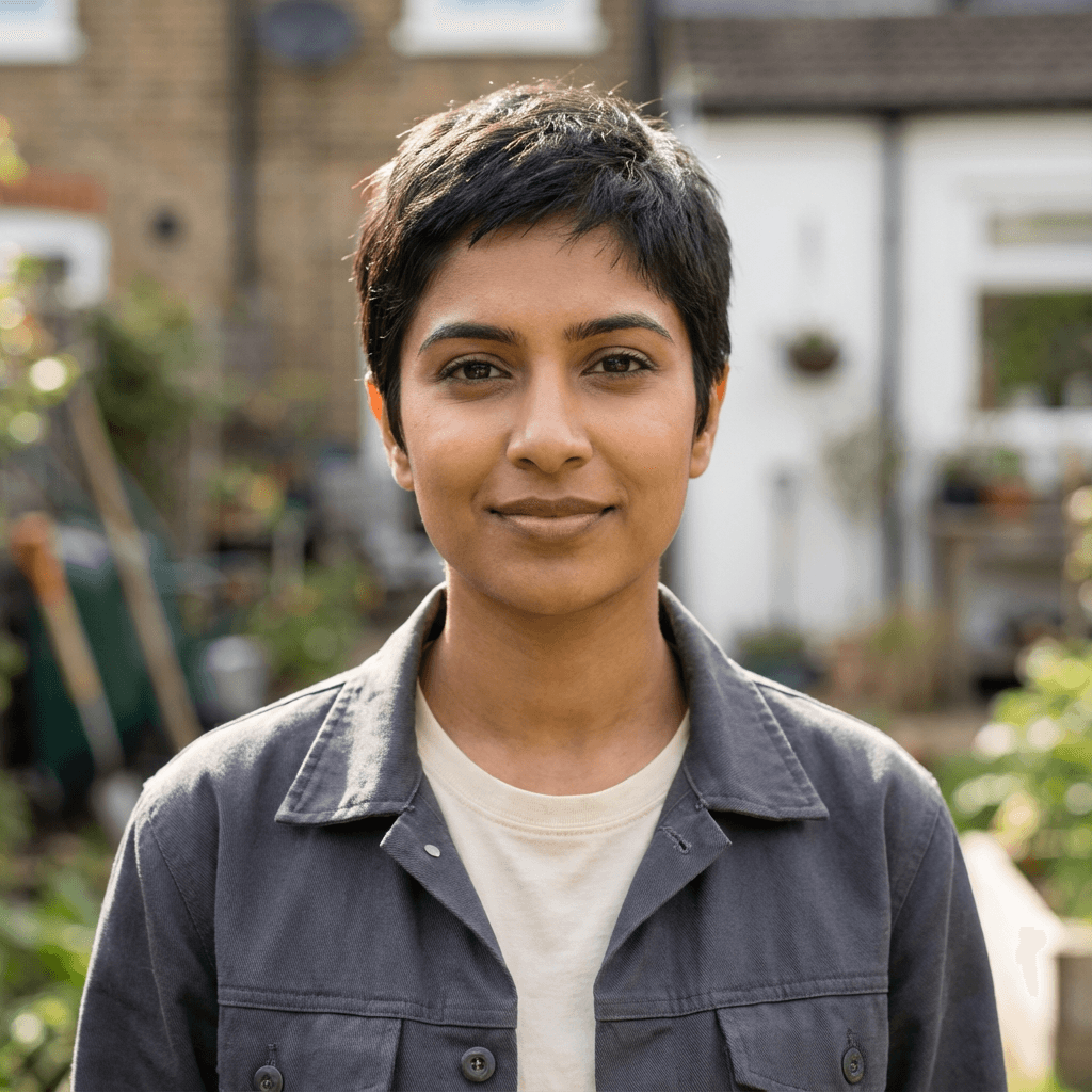 Priya S., female homeowner in her late 30s